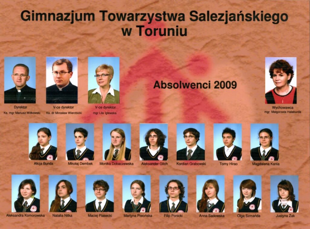 absolwenci gimnazjum 2008 2009
