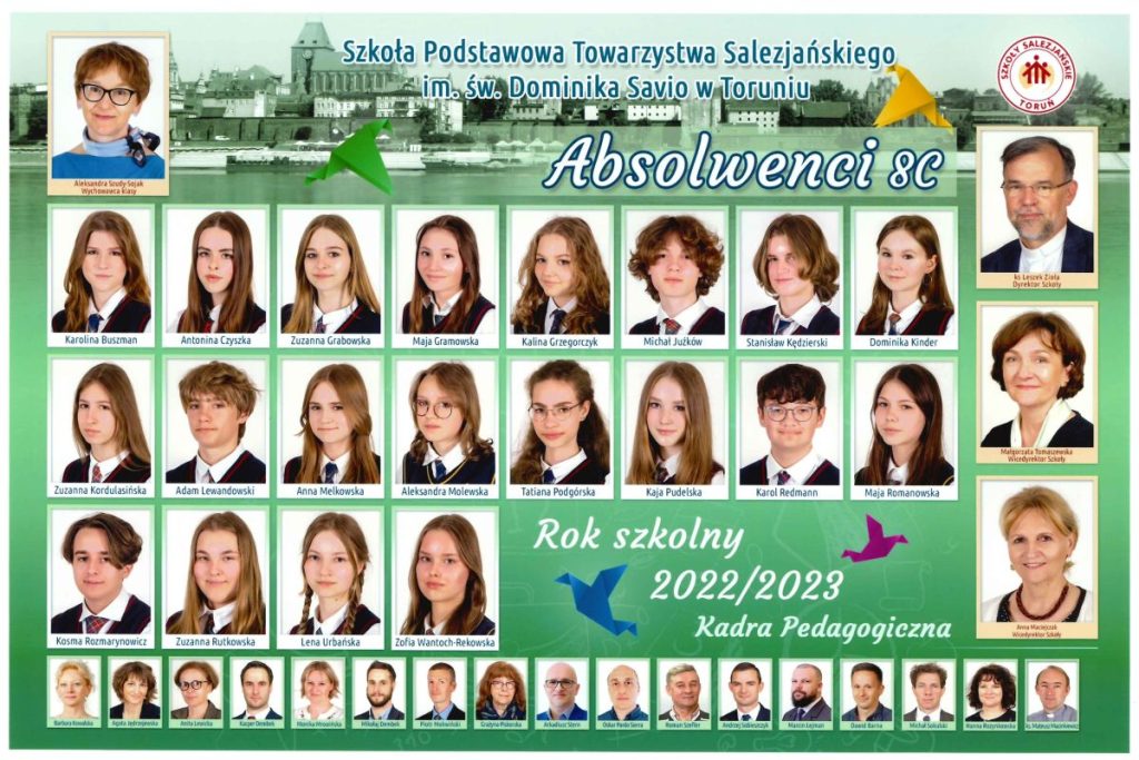 absolwenci rok szkolny 2022 2023 8c